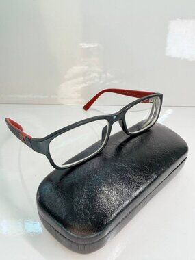 Ralph Lauren Eyeglasses | PH2154 | Black & Red Frame | Hard Case Included